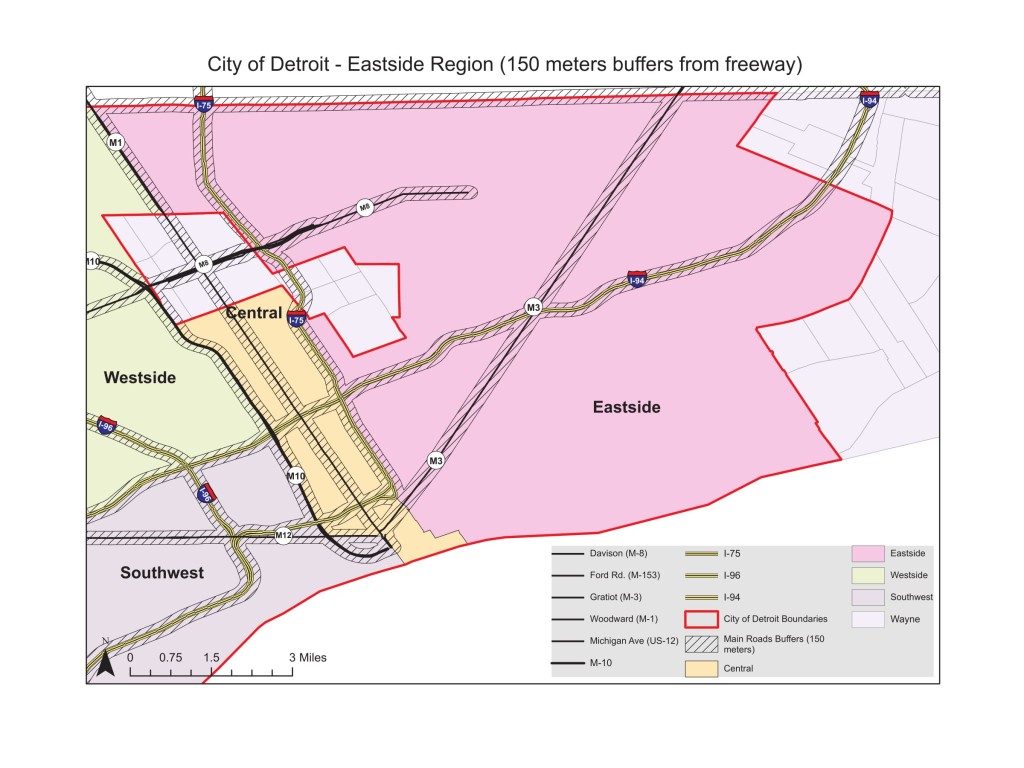 Eastside Detroit Area Specific Data and Maps CAPHE